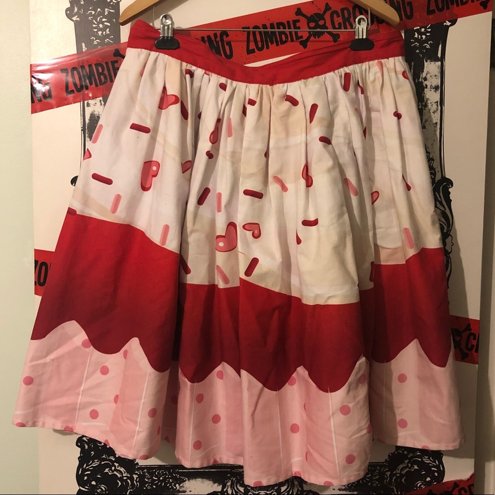 💕 Unique Vintage Cupcake Swing Skirt 💕